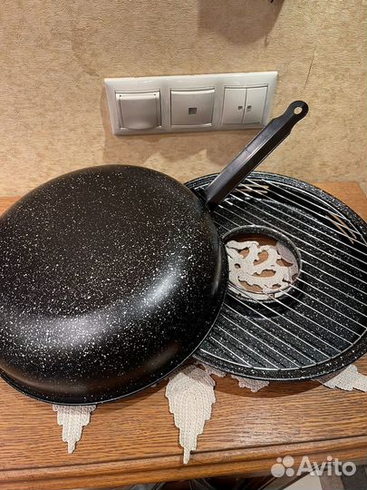 Сковорода гриль на газу