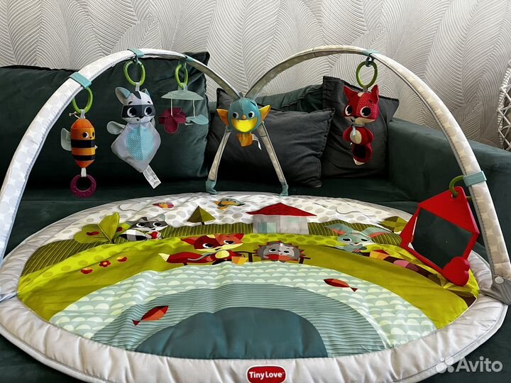 Развивающий коврик tiny love солнечная полянка