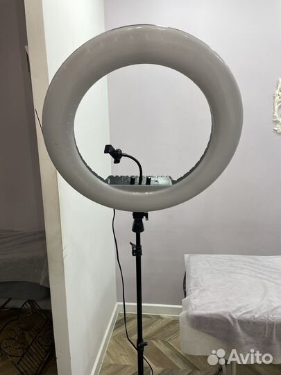 Кольцевая лампа 54 см бу