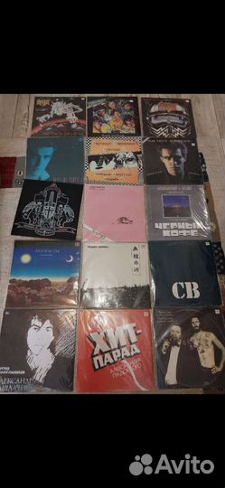 Виниловые пластинки рок