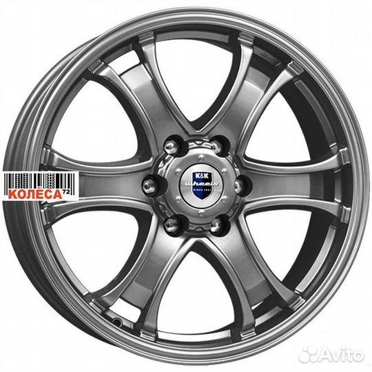 Кик Балеар 7.5x18 6x139,7 ET38 Dia100.1 Дарк плати