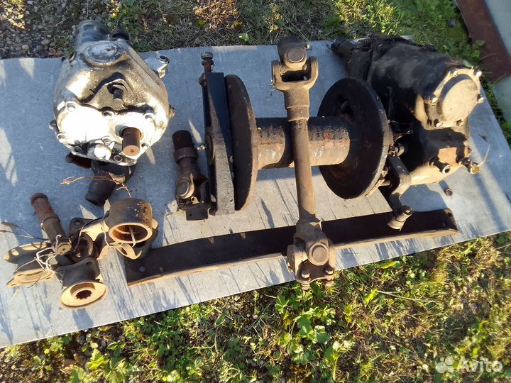 Лебедка на газ 66 в сборе