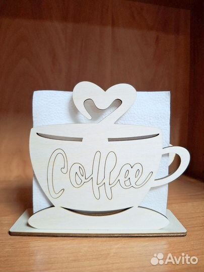 Салфетница деревянная