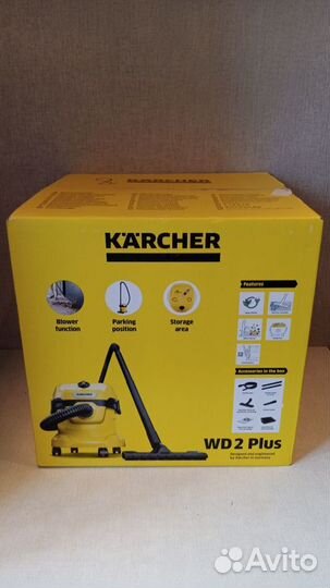 Пылесос karcher wd 2 plus