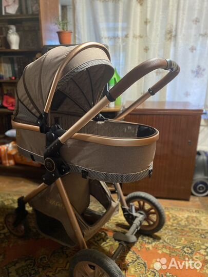 Коляска Luxmom 2в1 v9