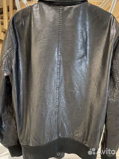 Кожаная куртка мужская American Eagle