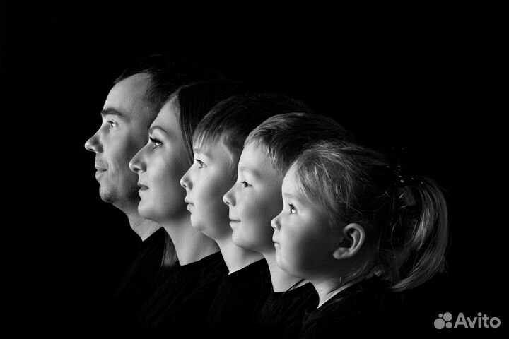 Семейная фотосессия. Портрет Поколений