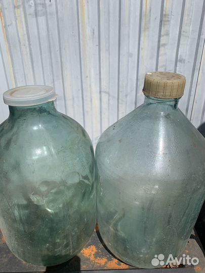 Бутыль стеклянная 10 литров