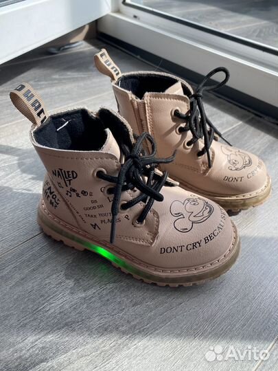Ботинки для девочки демисезонные