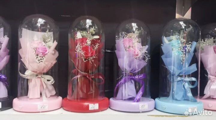 Роза в колбе в наличии