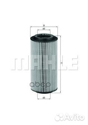 Фильтр масляный OX 179D Mahle/Knecht