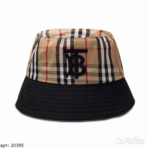 Панама burberry коричневая