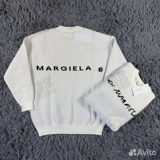 Maison margiela свитер белый MM6