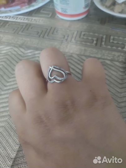 Серебряное кольцо женское