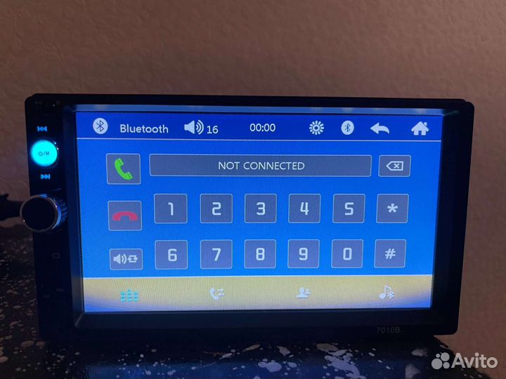 Магнитола 2-din с Bluetooth новая