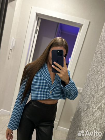 Укороченный жакет zara