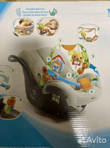 Вращающая погремушка для рук и ног