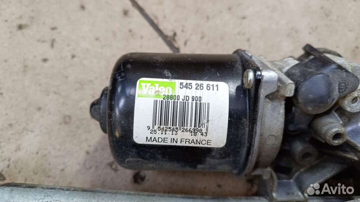 Моторчик стеклоочистителя nissan qashqai j10