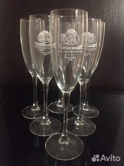 Бокалы для вина,каллекционные 6шт