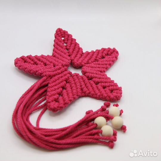 Звездочка макраме