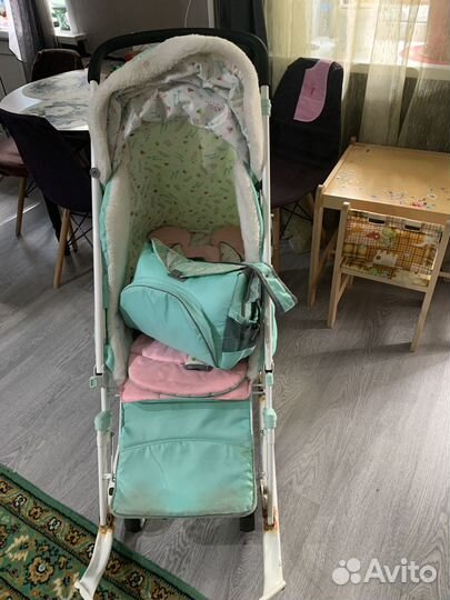 Детские санки коляска ника