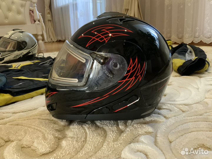 Шлемы с подогревом для снегохода