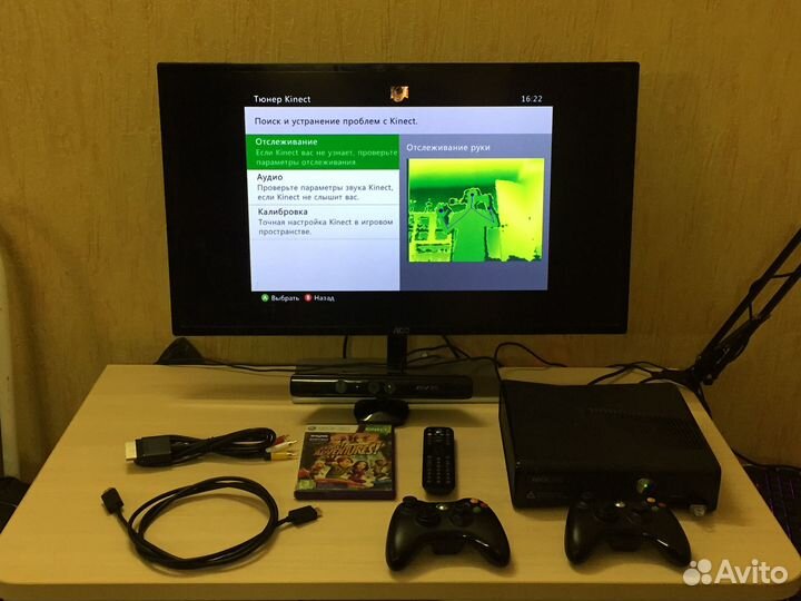 Xbox 360, Kinect + 3 игры