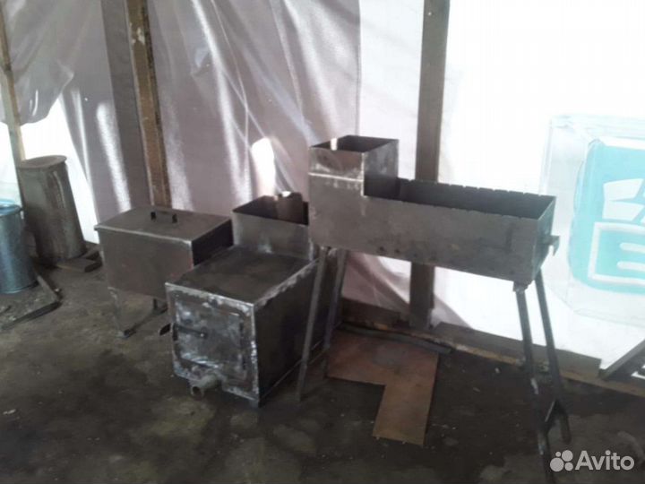 Мангал, шарабан, печь