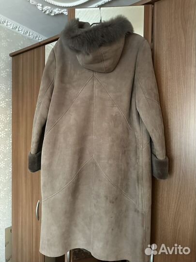 Дубленка натуральная женская 48 50