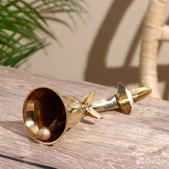 Колокольчик 'Дельфин' латунь 6х7,5х12,5 см