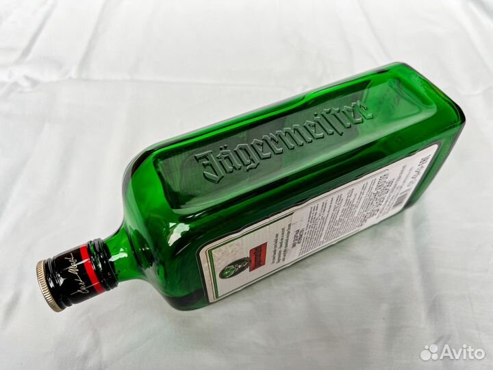 Бутылка стеклянная зеленая Егермейстер