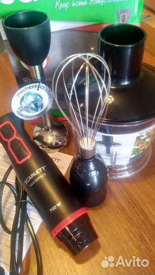 Блендер погружной scarlett новый