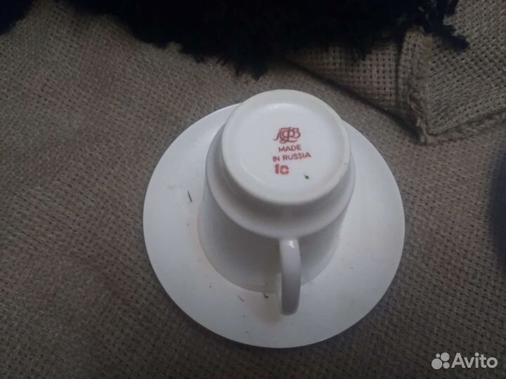 Чашка с блюдцем