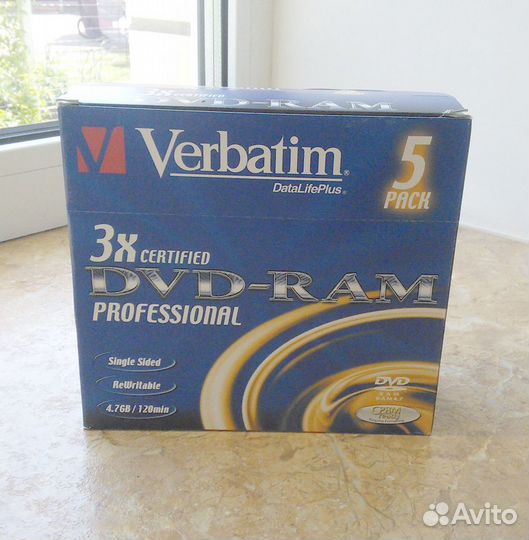 Диск DVD-RAM 4.7Gb цена за 5 штук