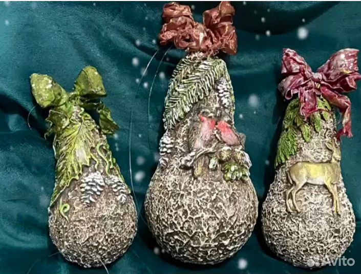 Елочные игрушки ручной работы