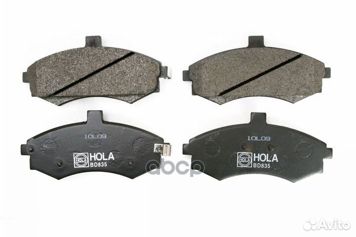 Колодки тормозные дисковые передние BD835 hola