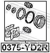 Ремкомплект суппорта тормозного заднего 0375-YD2R