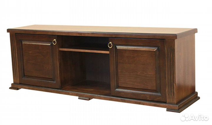 Тумба тв массив дерева с нишей