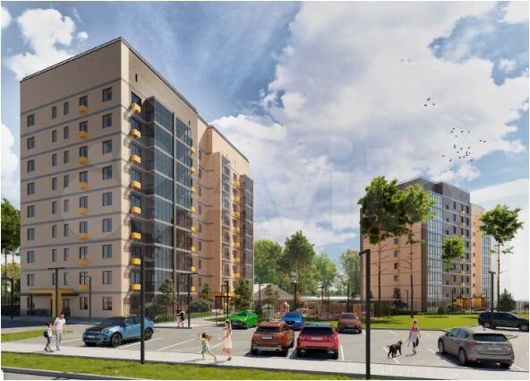 2-к. квартира, 47,9 м², 1/9 эт.