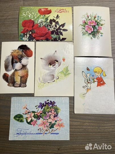 Коллекция советских открыток 60-80х гг