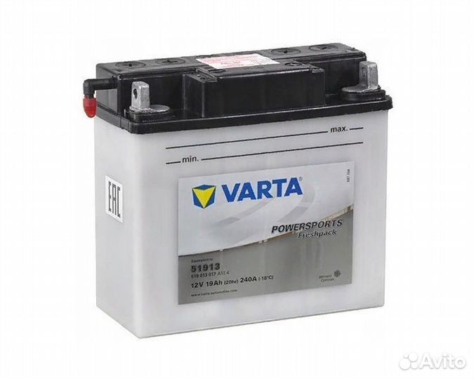 Мото аккумулятор Varta 51913 Powersports Freshpack