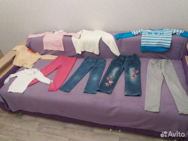 Вещи пакетом на девочку 4-6 лет