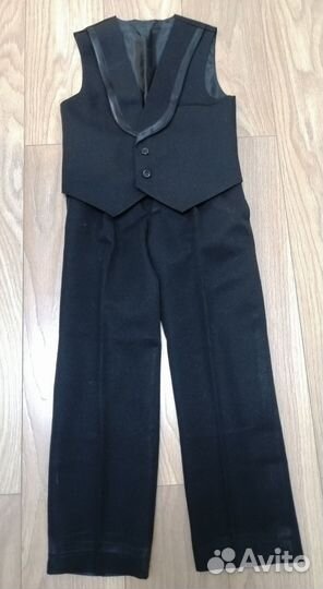 Концертный костюм чёрный на рост 122