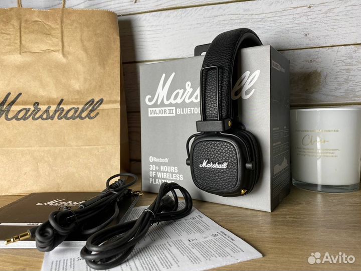 Marshall Major 3 bluetooth (Черные)