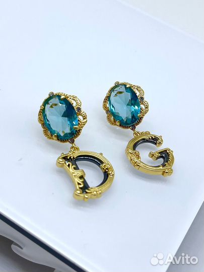 Серьги dolce gabbana шикарные