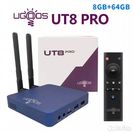 Ugoos UT8 Pro 8/64 Gb, нacтpoйкa, iрtv