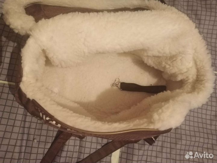 Сумка новая модельная Dogman с мехом теплая