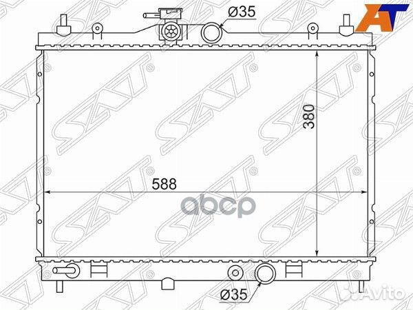 Радиатор Nissan AD 06-16 / Juke 10-20 / Tiida 0