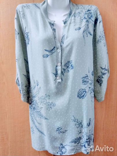 Туника штапель большой размер.60-64