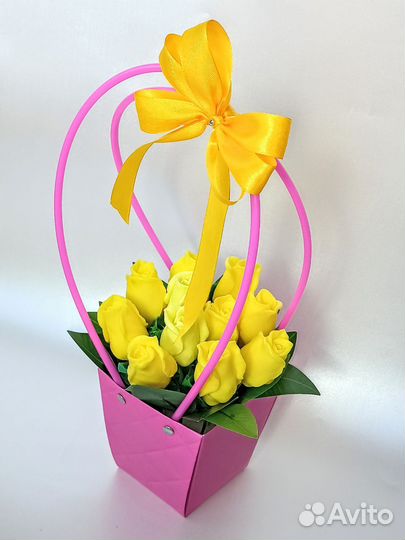 Подарок, будет, цветы мыло ручной работы